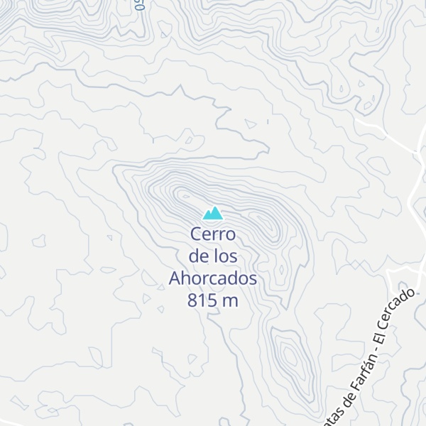 Map of Cerro de los Ahorcados