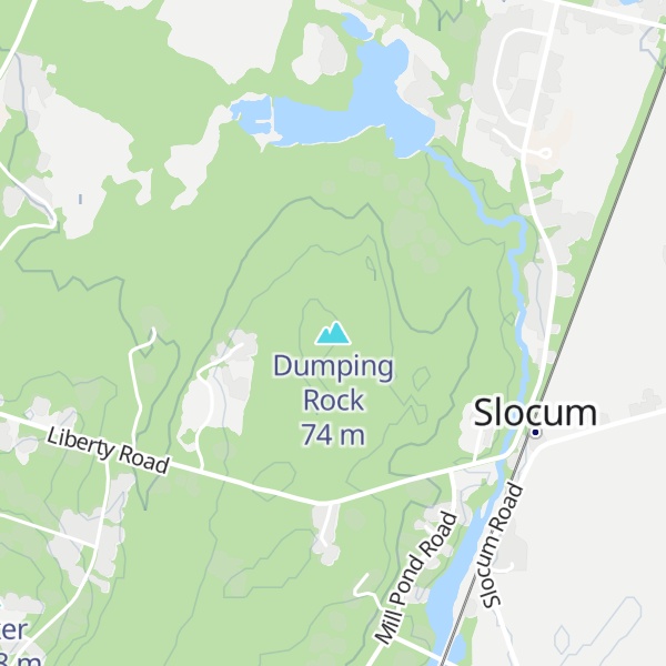 Map of Dumping Rock