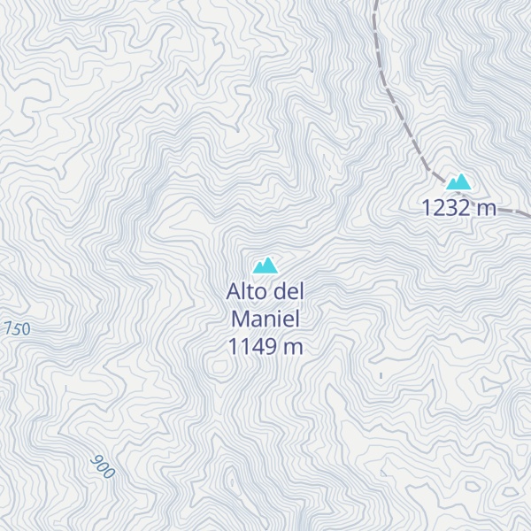 Map of Alto del Maniel