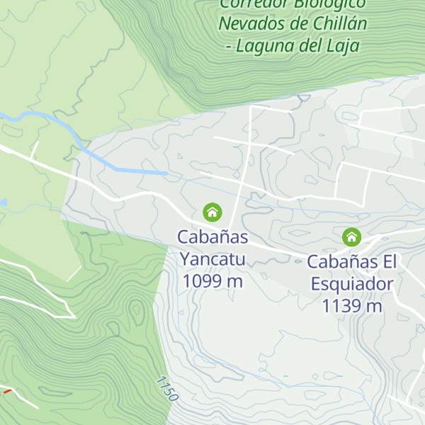 Map of Cabañas Yancatu