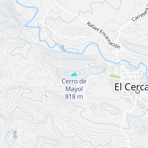 Map of Cerro de Mayol