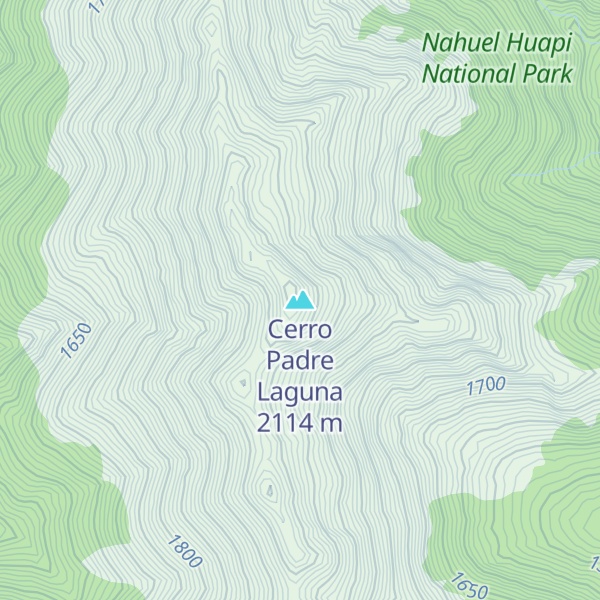 Map of Cerro Padre Laguna