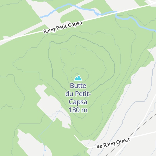 Map of Butte du Petit-Capsa