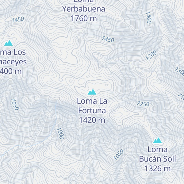 Map of Loma La Fortuna