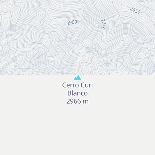 Map of Cerro Curi Blanco