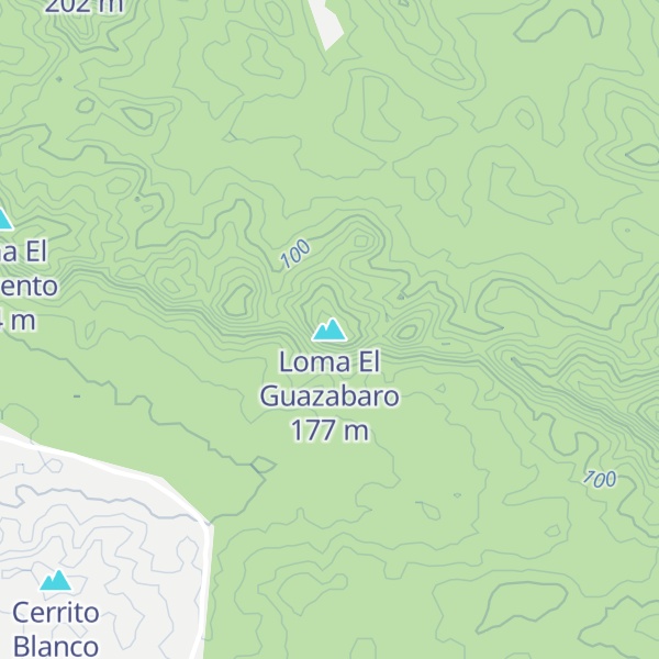 Map of Loma El Guazabaro