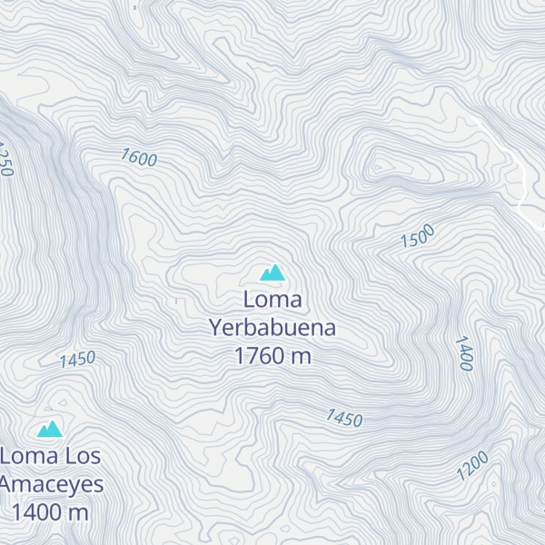 Map of Loma Yerbabuena