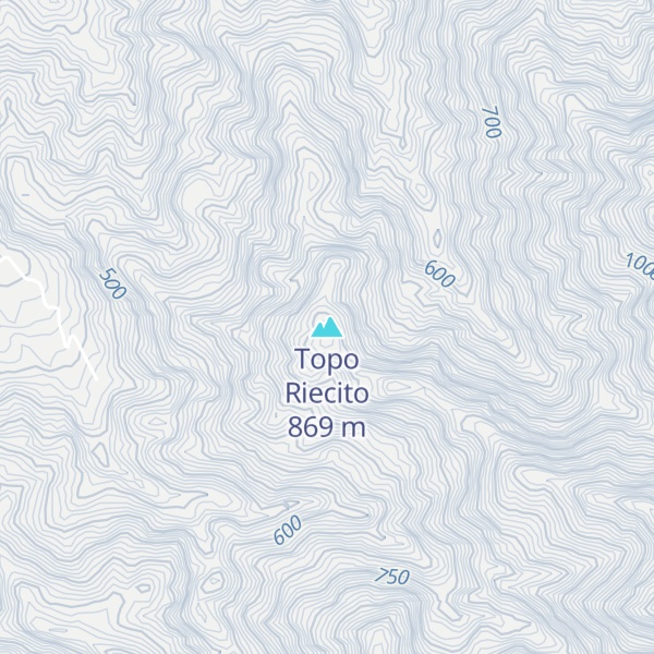 Map of Topo Riecito
