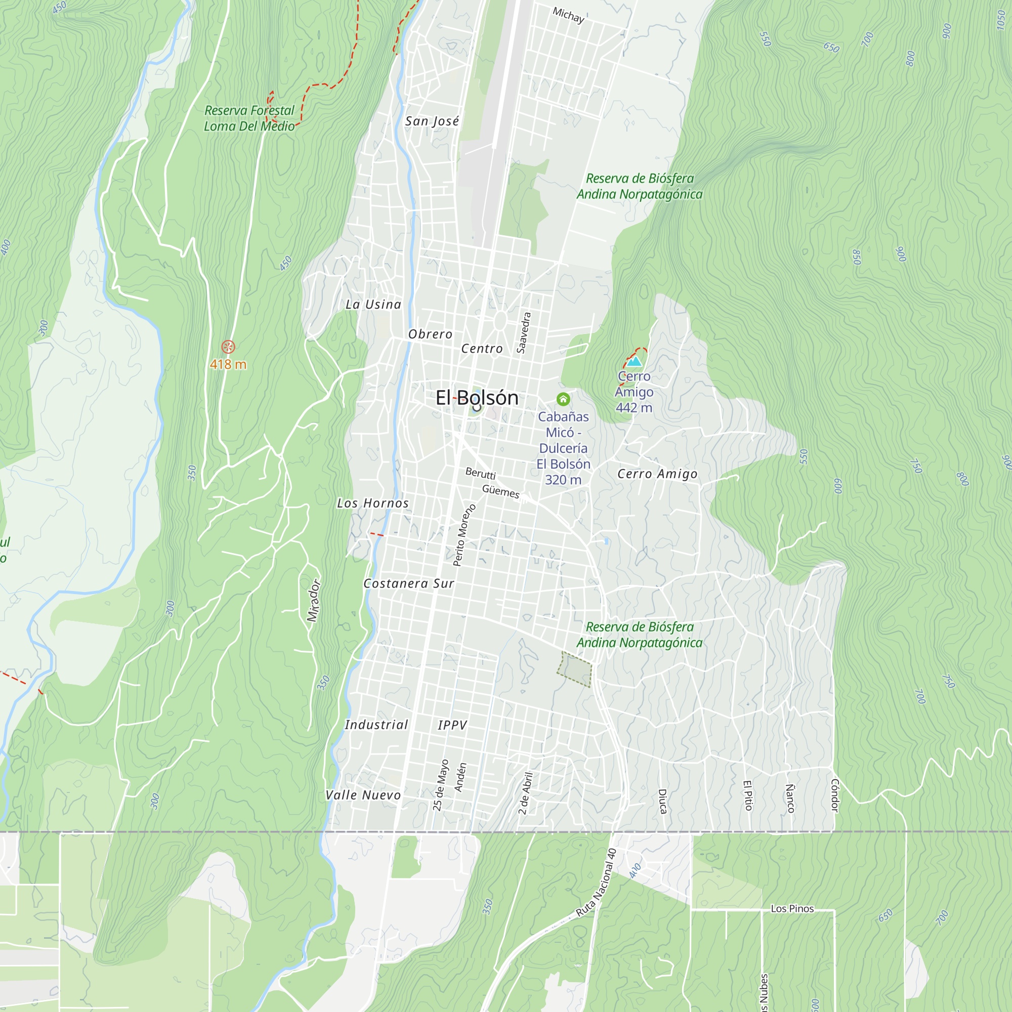 Cabañas Willy map
