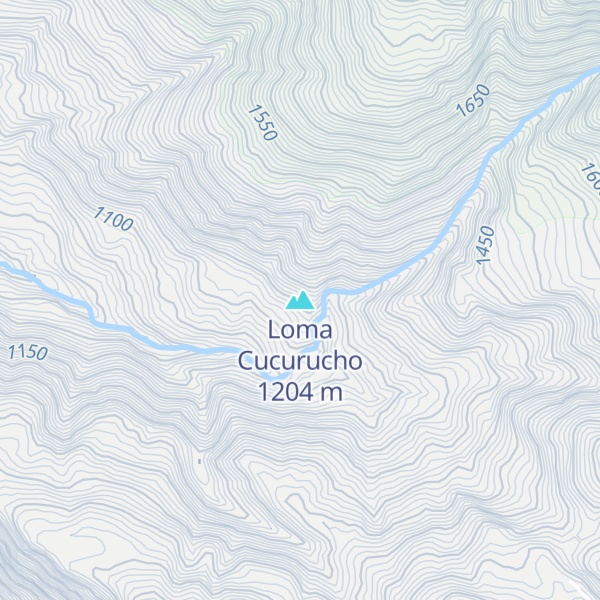 Map of Loma Cucurucho