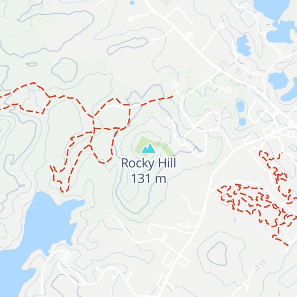 Map of Rocky Hill