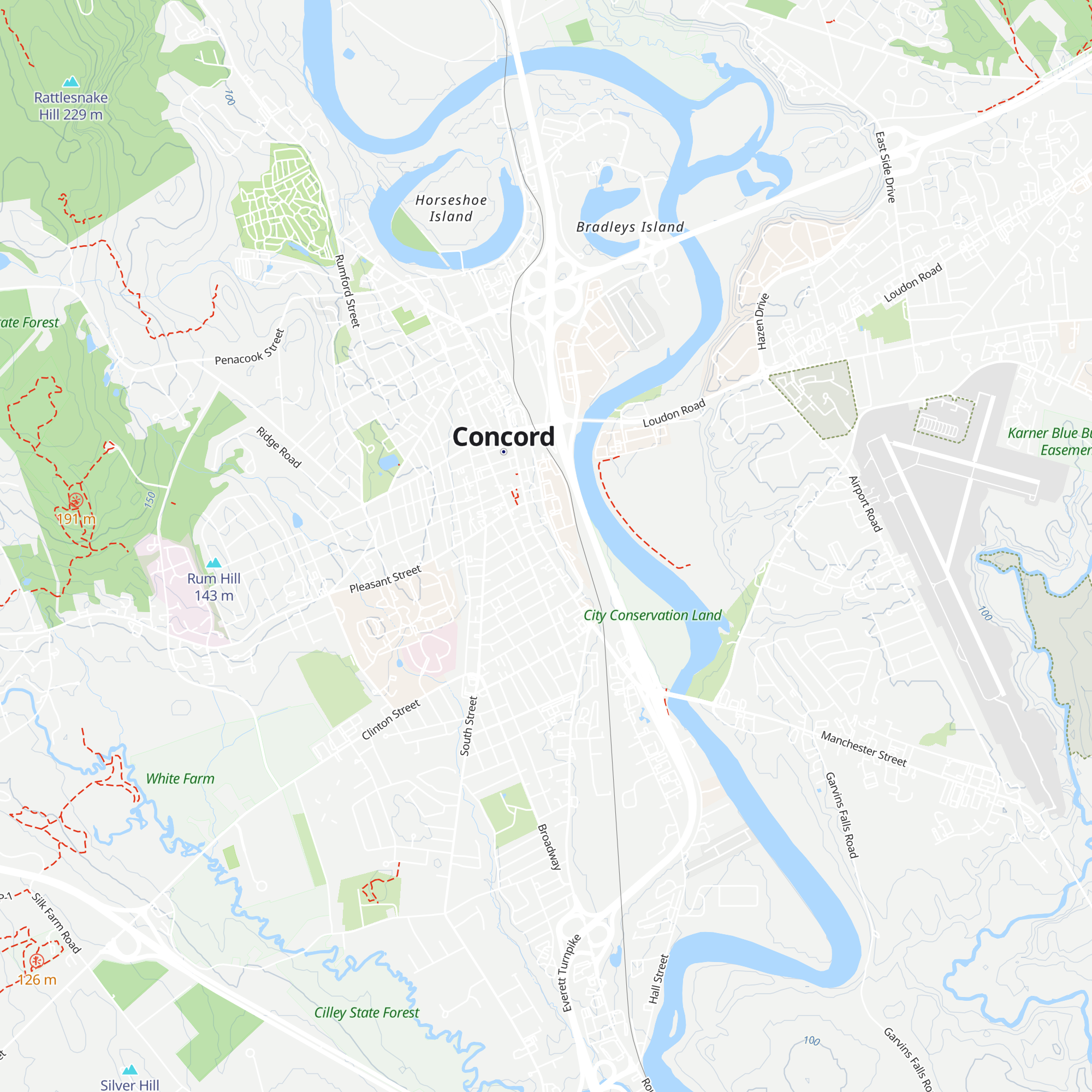 Greater Concord Chamber of Commerce map