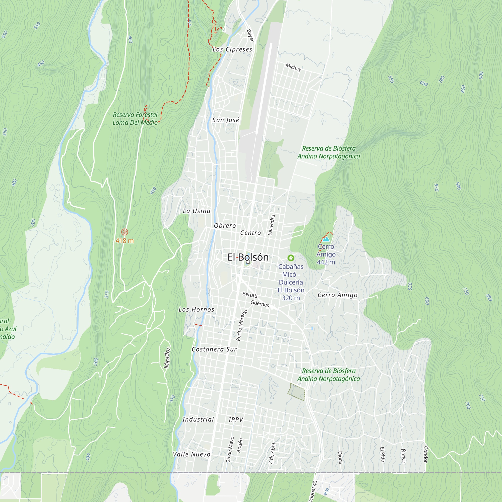 Informes Turísticos map