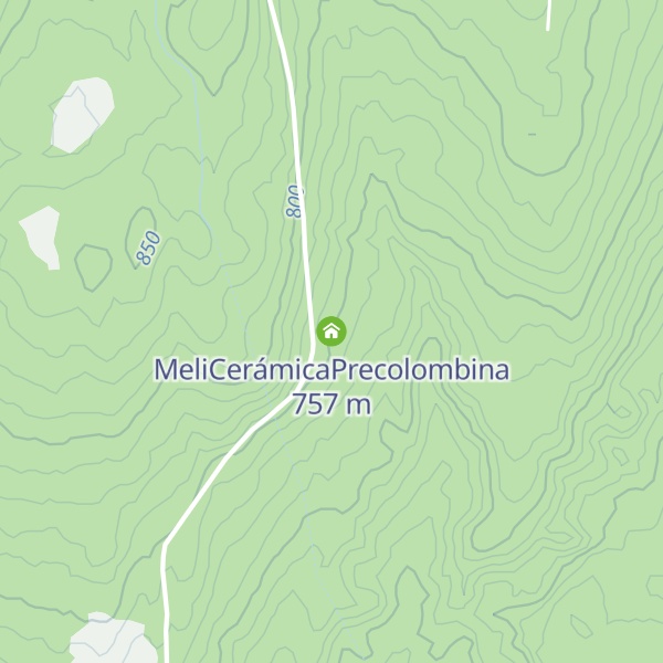 Map of MeliCerámicaPrecolombina