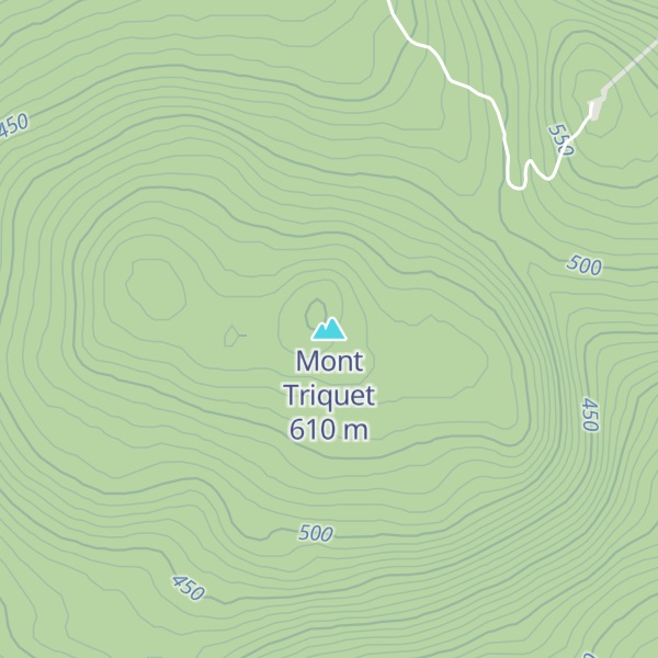 Map of Mont Triquet
