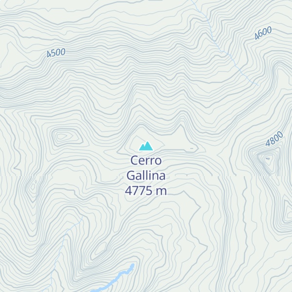 Map of Cerro Gallina