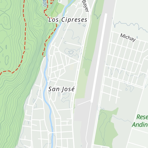 Map of Cabañas del Campo