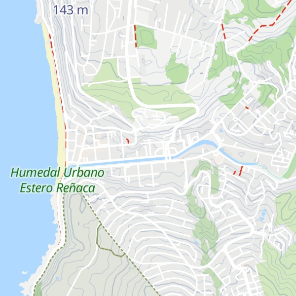 Map of Cabañas Don Francisco de Reñaca