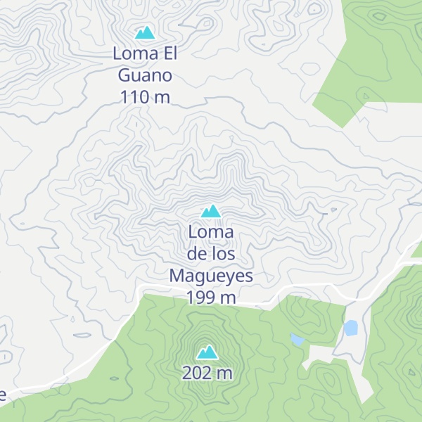 Map of Loma de los Magueyes