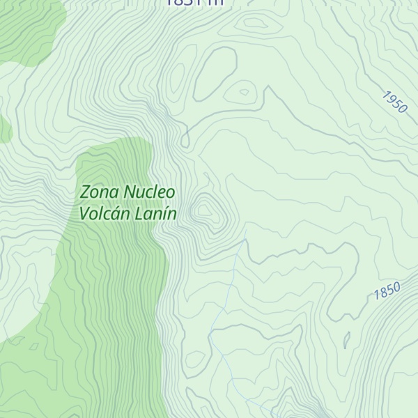 Map of Cerro Quimquielleu