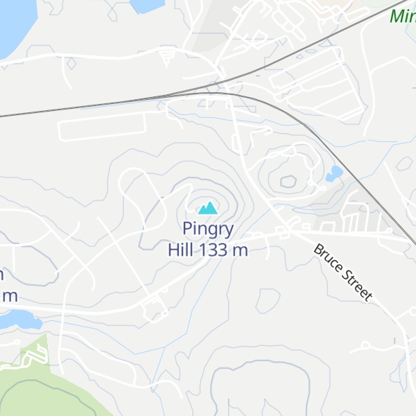 Map of Pingry Hill