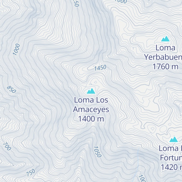 Map of Loma Los Amaceyes