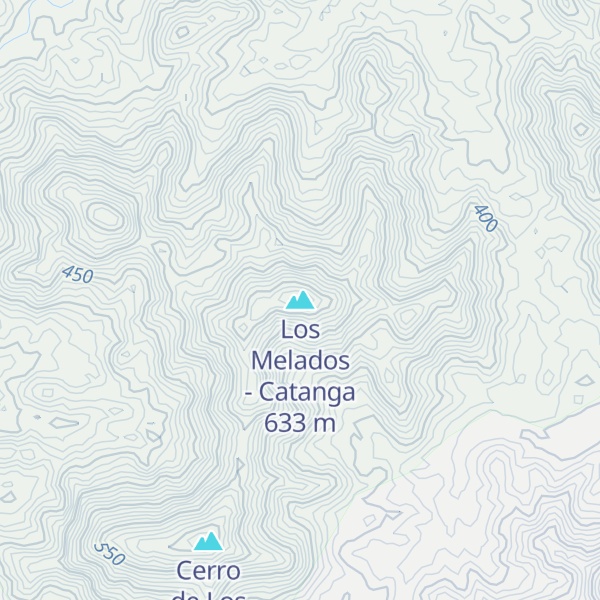 Map of Los Melados - Catanga