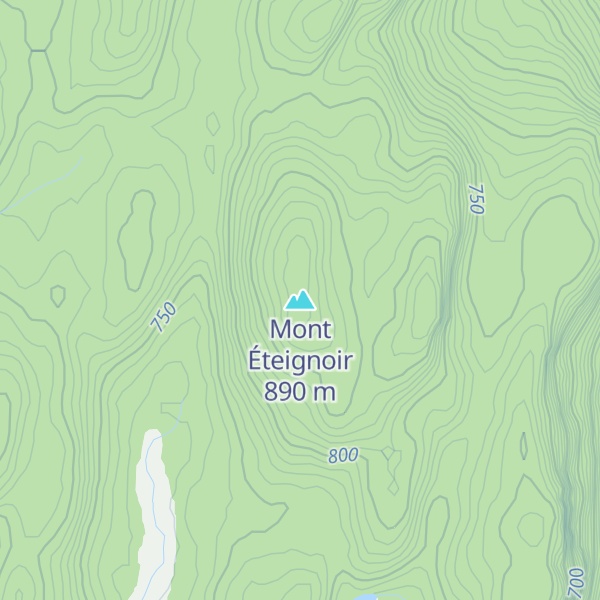 Map of Mont Éteignoir