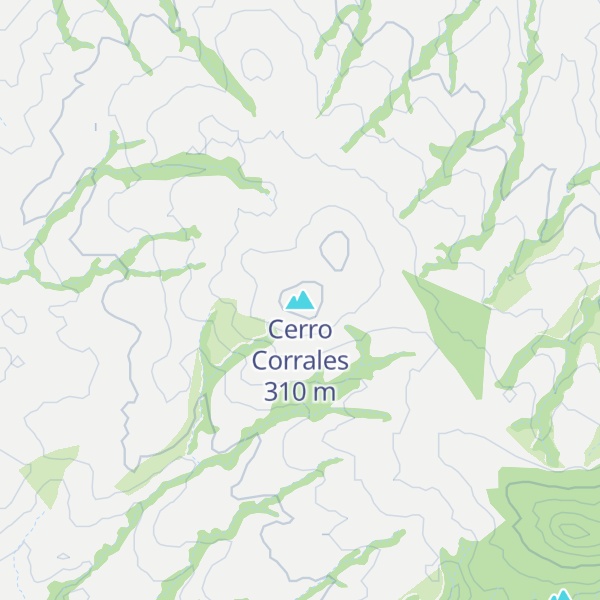 Map of Cerro Corrales