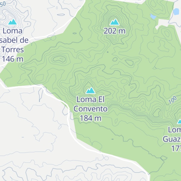 Map of Loma El Convento