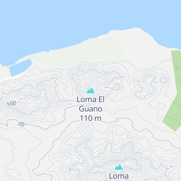 Map of Loma El Guano