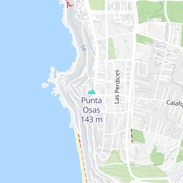 Map of Punta Osas