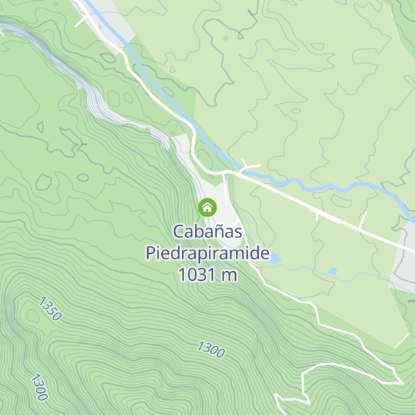 Map of Cabañas Piedrapiramide