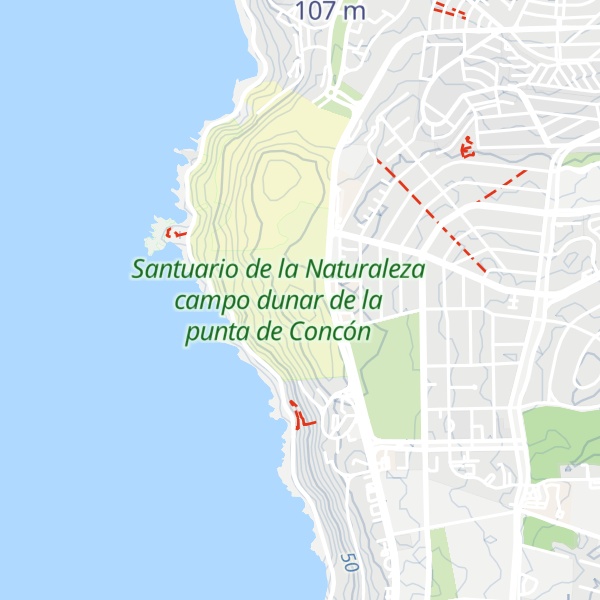 Map of Punta Cabras