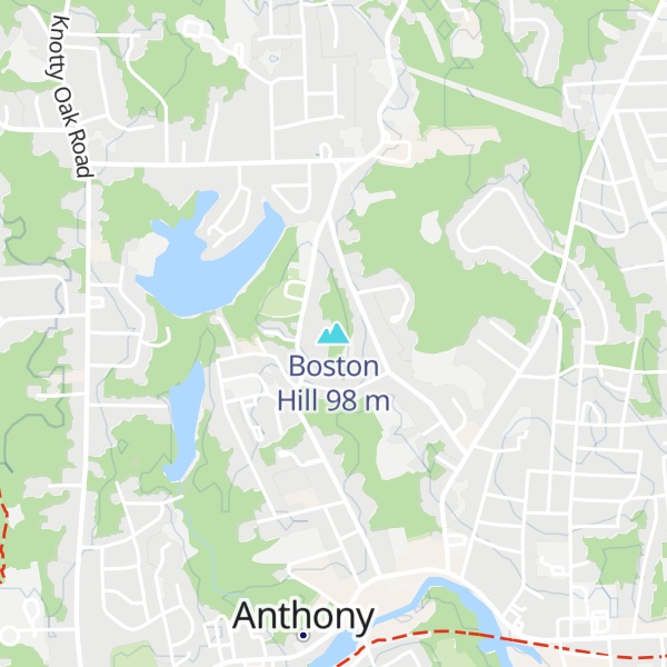 Map of Boston Hill