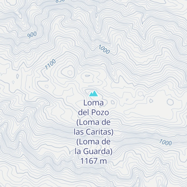 Map of Loma del Pozo (Loma de las Caritas) (Loma de la Guarda)