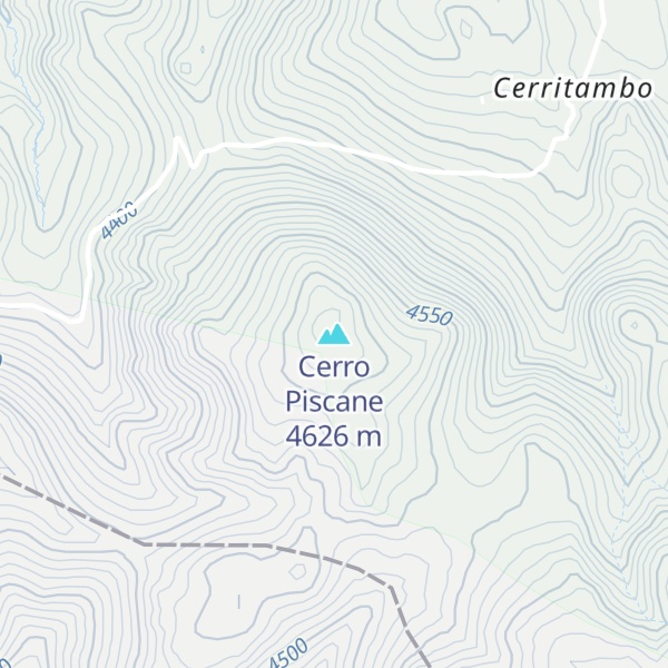 Map of Cerro Piscane