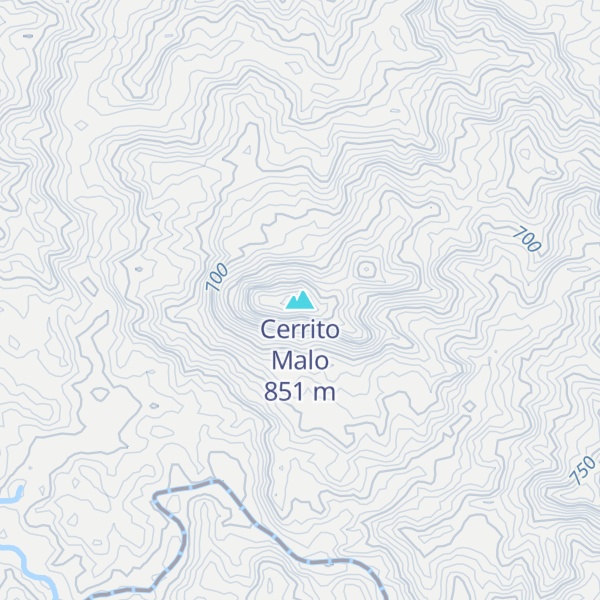 Map of Cerrito Malo
