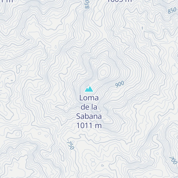 Map of Loma de la Sabana