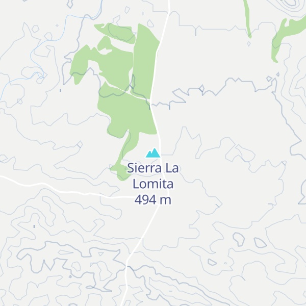 Map of Sierra La Lomita