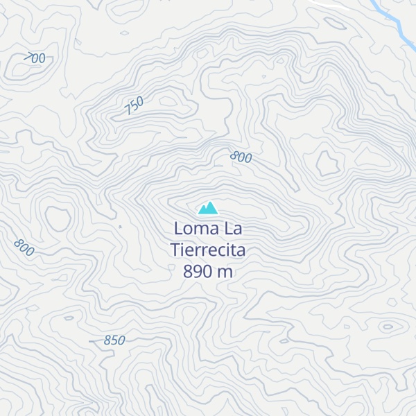 Map of Loma La Tierrecita