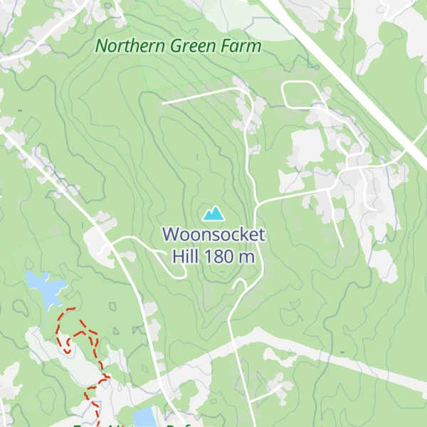 Map of Woonsocket Hill