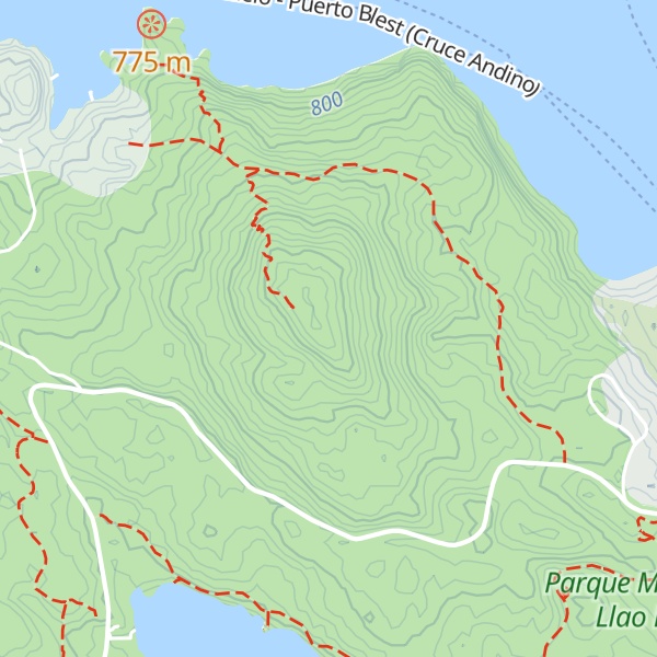 Map of Llao Llao