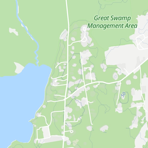 Map of Tobey Neck