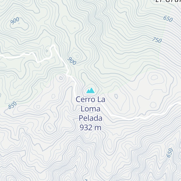 Map of Cerro La Loma Pelada