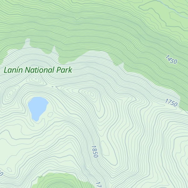 Map of Cerro del León