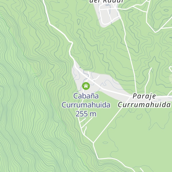 Map of Cabaña Currumahuida