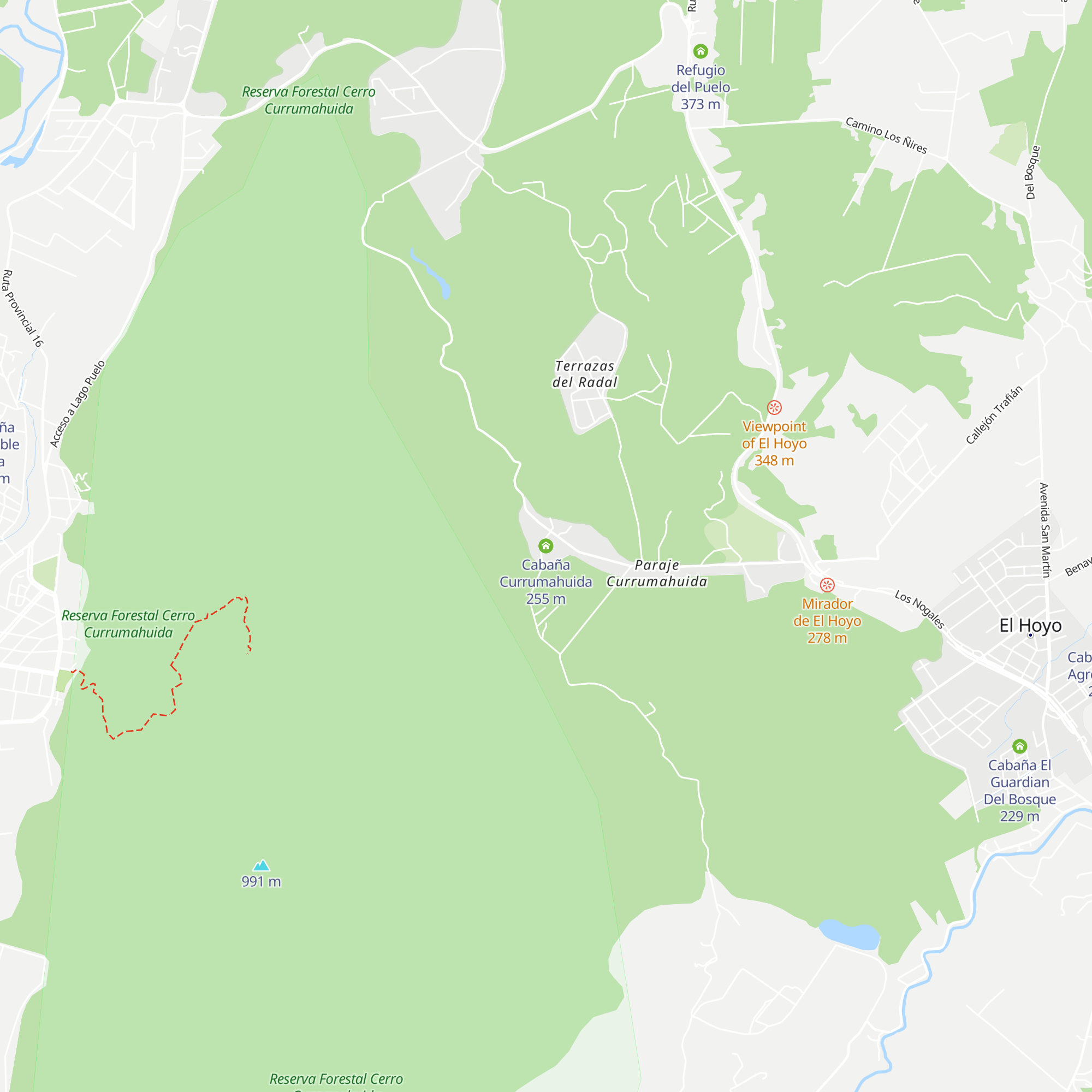 Cabaña Currumahuida map