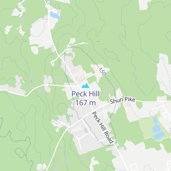 Map of Peck Hill