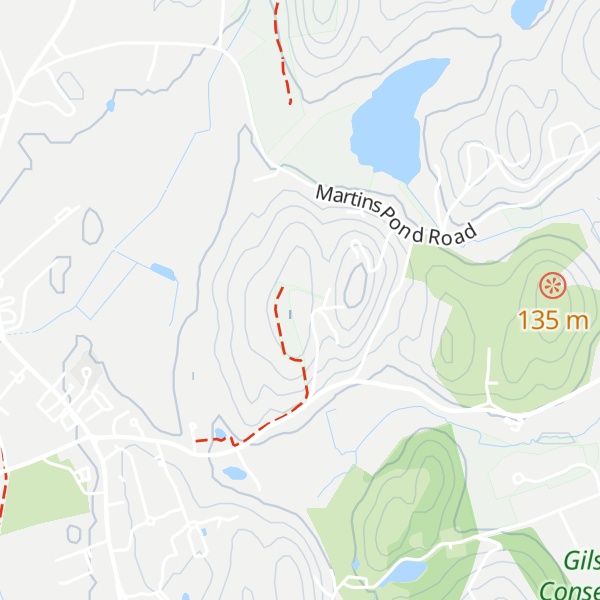 Map of Gibbet Hill